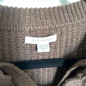 American Eagle Brown Knit Sweater